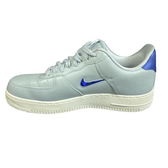 Men's Size 8.5 - NIKE Air Force 1 07 LV8 LEATHER Grey Trainers AJ9507 002 - Picture 4 of 16